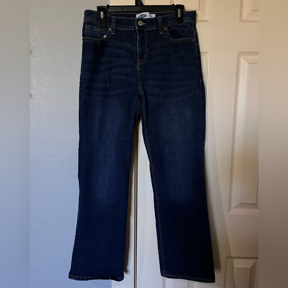 Old Navy Boot Cut Built In Flex Jeans Size 14 Husky